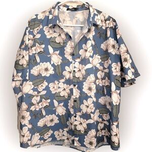 💥Vintage Jogal Men Shirt Camp Aloha Hawaiian Top Beach Ocean XXL